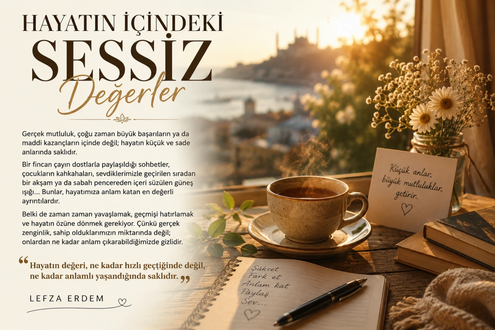 Hayatın İçindeki Sessiz Değerler