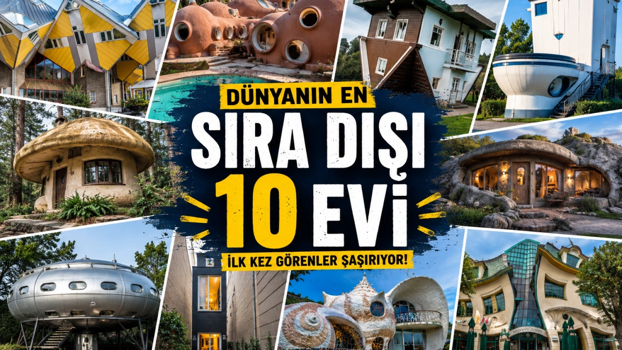 Dünyanın En Sıra Dışı 10 Evi