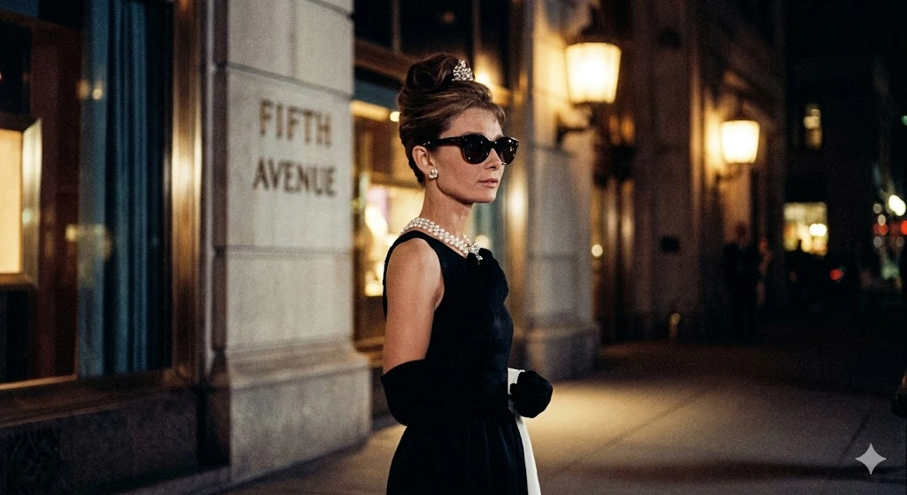1. Audrey Hepburn
Tarzı: Minimalist, sofistike ve zamansız.
Neyle Ünlendi: 'Less is more' felsefesinin en iyi temsilcisi. Hubert de Givenchy ile olan ortaklığı, siyah elbiseler (Little Black Dress), babetler, trençkotlar ve dev güneş gözlükleriyle özdeşleşen 'çabasız şıklık' kavramını yarattı.