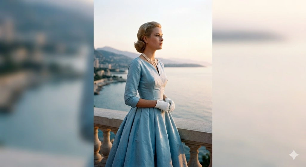 6. Grace Kelly
Tarzı: Aristokrat, kusursuz, zarif ve "buzlar kraliçesi" asaletinde.
Neyle Ünlendi: Alfred Hitchcock filmlerindeki (Hitchcock Sarışını) rolleri ve sonrasında Monako Prensesi olmasıyla lüksün sembolü oldu. Adına tasarlanan 'Hermès Kelly' çantası, kabarık etekli elbiseleri ve incileriyle 1950'lerin "New Look" estetiğinin en saf halini temsil etti.