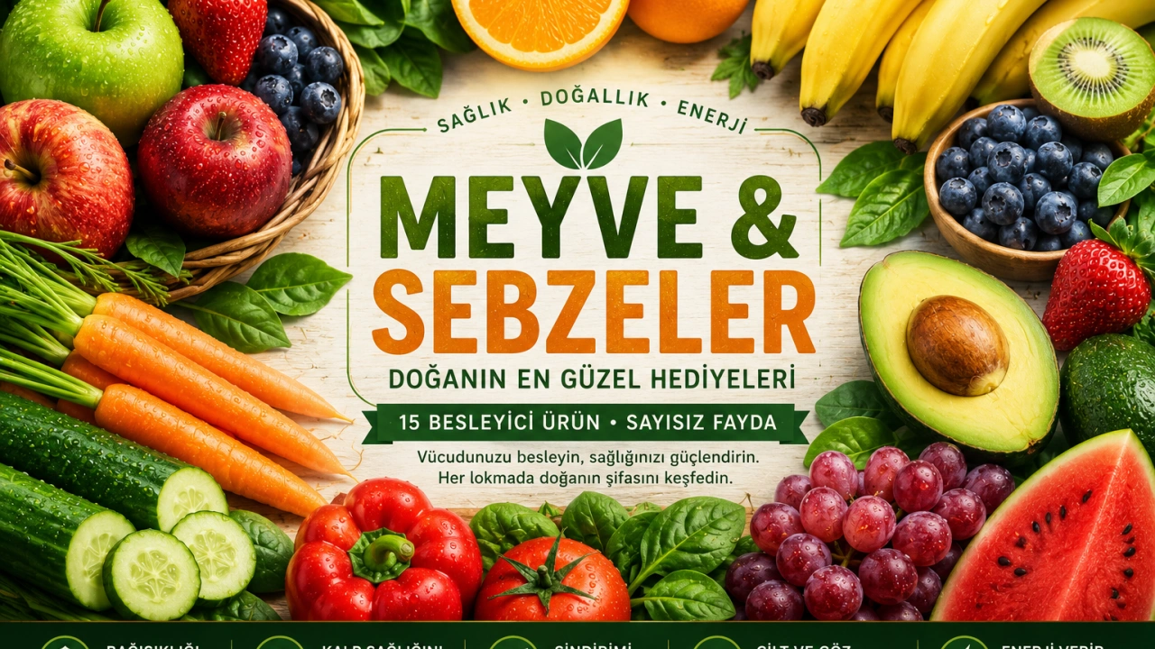 Meyve ve Sebzelerin Faydaları Neler?