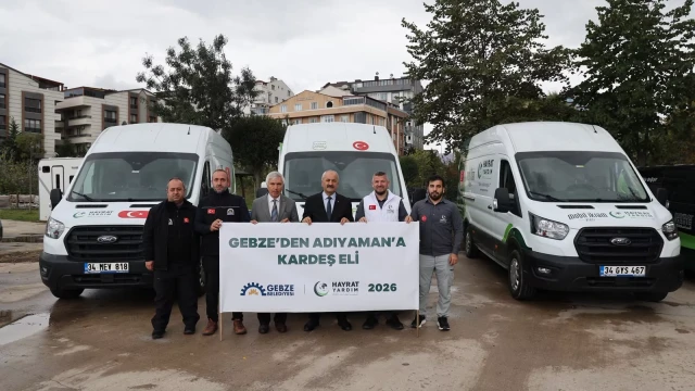 Gebze’den Adıyaman’a kardeş eli
