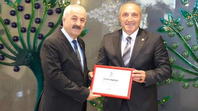 Kızılay’dan Başkan Büyükgöz’e Teşekkür